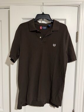 Chaps Men’s Brown Polo Shirt | Size Large